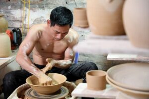 vườn gốm